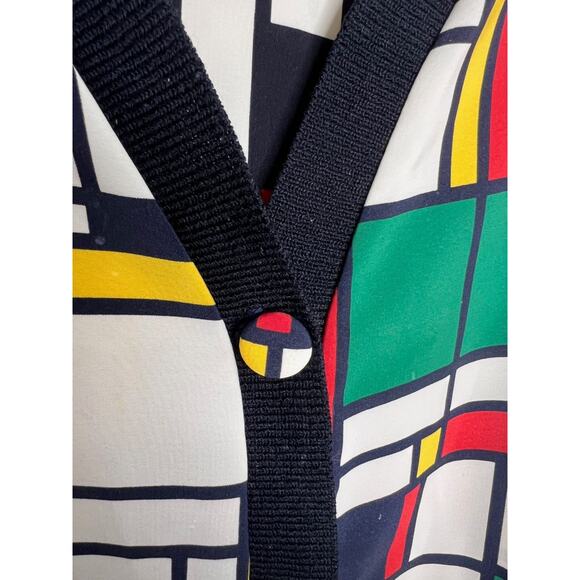 VTG ANASTASIA COLORBLOCK Button-Up Blouse/Shirt/Top Size 6 - Picture 4 of 7